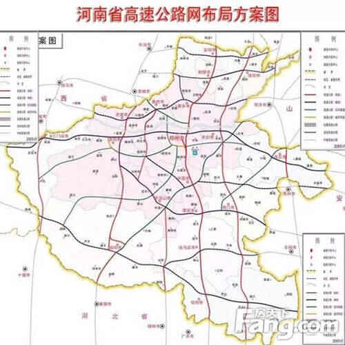 尧栾西高速建设涉及平顶山市,南阳市,洛阳市.