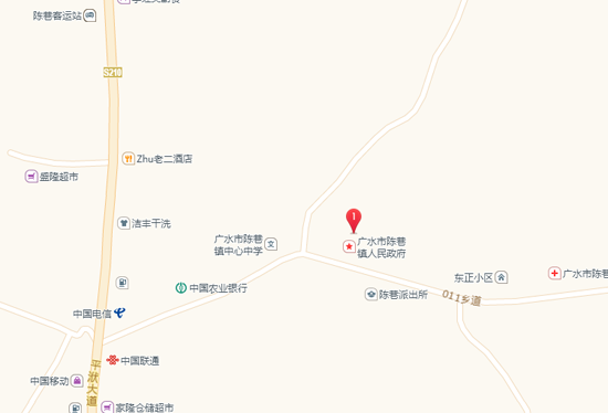 广水市陈巷镇交通路线指引